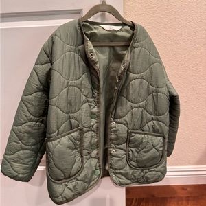 H&M girls outwear quilted jacket
